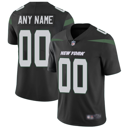 Limited Black Men Alternate Jersey NFL Customized Football New York Jets Vapor Untouchable->customized nfl jersey->Custom Jersey